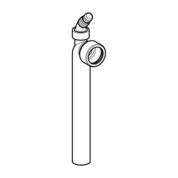 Geberit Anschlussbogen mit Schlauchanschluss Außendurchmesser 40mm d1 19/23mm, Alpin... GEBERIT-242101111 4025416861423 (Abb. 1)