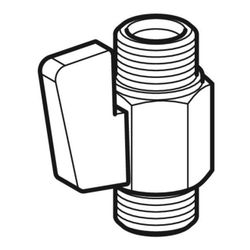 Geberit Kugelhahn für Geberit AquaClean... GEBERIT-242512001 4025416106548 (Abb. 1)