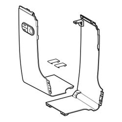 Geberit Set Designabdeckung seitlich für Geberit AquaClean Mera, Weiß... GEBERIT-243200111 4025416428879 (Abb. 1)