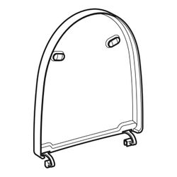 Geberit Dusch-WC-Deckel für Geberit AquaClean Mera, Alpinweiß... GEBERIT-243211111 4025416430063 (Abb. 1)