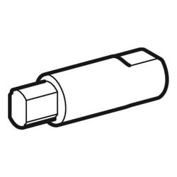 Geberit Dämpfer für Geberit AquaClean WC-Sitzring Mera, WC-Deckel Tuma... GEBERIT-243217001 4025416430414 (Abb. 1)