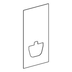 Geberit Frontverkleidung für Geberit Monolith Sanitärmodul für Wand-WC, Höhe 101cm, ... GEBERIT-242530JV1 4025410954848 (Abb. 1)