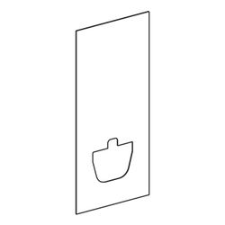 Geberit Frontverkleidung für Geberit Monolith Sanitärmodul für Wand-WC, Höhe 114cm B... GEBERIT-242662JV1 4025410954756 (Abb. 1)