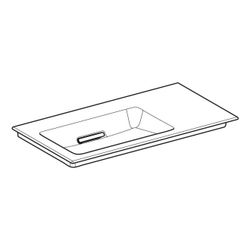Geberit ONE Möbelwaschtisch Abgang horizontal Ablagefläche rechts 90x48cm o. HL ohne... GEBERIT-505008001 4025410593597 (Abb. 1)