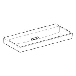 Geberit ONE Waschtisch Abgang horizontal, B 105cm, Tiefe 48cm, ohne Hahnloch, ohne Ü... GEBERIT-505045001 4025410593962 (Abb. 1)