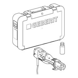 Geberit ECO 203 Pressgerät Typ 2, im Koffer, 230V/50-60 Hz, Steckertyp CEE 7/17, Lei... GEBERIT-691214P21 4025416582366 (Abb. 1)