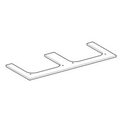 Geberit ONE Waschtischplatte Ausschnitt 2-fach, Steinzeug, für Aufsatzwaschtisch, 12... GEBERIT-505165002 4025410631305 (Abb. 1)