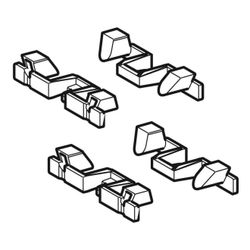 Geberit Profilabschluss für CleanLine60 Duschrinne, 4-teilig, 243317001... GEBERIT-243317001 4025416561309 (Abb. 1)
