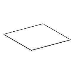Geberit ONE Abdeckung für Seitenschrank und Seitenelement, Glas 45x0,6x46,5cm, lava,... GEBERIT-505082002 4025410646804 (Abb. 1)