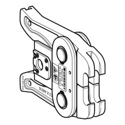 Geberit ZB 323 Mapress Zwischenbacke Typ 3 Außendurchmesser 76,1/88,9/108mm... GEBERIT-90795 4024723907954 (Abb. 1)