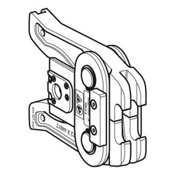Geberit ZB 324 Mapress Zwischenbacke Typ 3 Außendurchmesser 108mm... GEBERIT-90796 4024723907961 (Abb. 1)