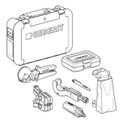 Geberit FlowFit Koffer bestückt mit Werkzeugen Typ 1... GEBERIT-655078001 4025410654328 (Abb. 1)