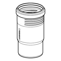 Geberit Silent-Pro Langmuffe Außendurchmesser 110mm... GEBERIT-393518141 4025416473985 (Abb. 1)