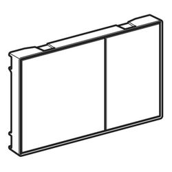 Geberit Sigma 60 Drückerplatte, 2-Mengen-Spülung, Square, flächenbündig Weiß, verspi... GEBERIT-115640SI1 4025416546818 (Abb. 1)