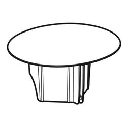 Geberit Abdeckung für Urinalgeruchsverschluss... GEBERIT-243314001 4025416551300 (Abb. 1)