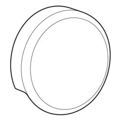 Geberit Abdeckung für Sprühkopf, 243335001... GEBERIT-243335001 4025416578031 (Abb. 1)