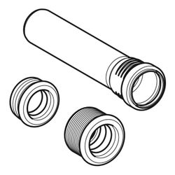 Geberit Set Abgangsrohr für Urinal, 243338001... GEBERIT-243338001 4025416578130 (Abb. 1)