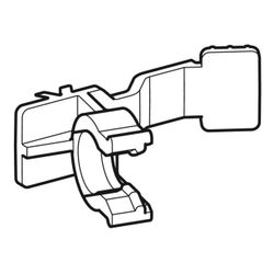 Geberit Befestigungsclip für Schwimmerventil Typ 380 für Geberit Monolith Sanitärmod... GEBERIT-245509001 4025410699398 (Abb. 1)