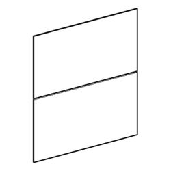 Geberit Set Schubladenfronten für ONE Seitenschrank 2 Schubladen, Breite 45cm, Lava,... GEBERIT-245628003 4025410707895 (Abb. 1)