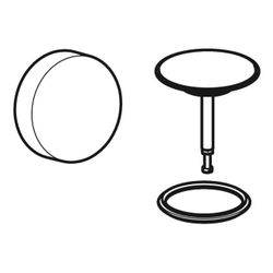 Geberit Fertigbauset für Badewannenablauf d52-13, chrg... GEBERIT-245446211 4025410632173 (Abb. 1)