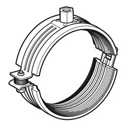 Geberit Rohrschelle gedämmt, mit Gewindemuffe M8/M10... GEBERIT-393299261 4025416474197 (Abb. 1)