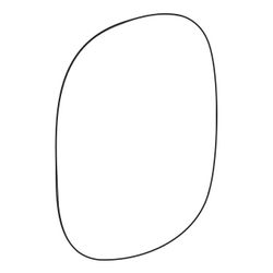 Geberit Option Oval Lichtspiegel, indirekte Beleuchtung, 60x80x3,1cm... GEBERIT-502800001 4025410060150 (Abb. 1)