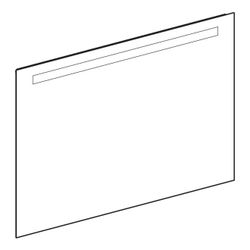 Geberit Option Basic Square Lichtspiegel Beleuchtung oben, 100x70x3cm, Aluminium elo... GEBERIT-502809001 4025410060228 (Abb. 1)