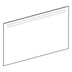 Geberit Option Basic Square Lichtspiegel Beleuchtung oben, 120x70x3cm, Aluminium elo... GEBERIT-502810001 4025410060235 (Abb. 1)