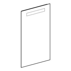 Geberit Option Basic Square Lichtspiegel Beleuchtung oben, 40x70x3cm, Aluminium elox... GEBERIT-502803001 4025410060167 (Abb. 1)