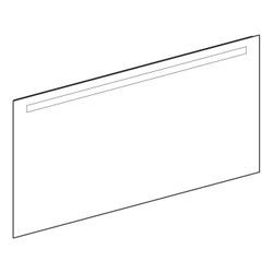 Geberit Option Basic Square Lichtspiegel Beleuchtung oben, 140x70x3cm, Aluminium elo... GEBERIT-502811001 4025410060242 (Abb. 1)