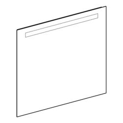 Geberit Option Basic Square Lichtspiegel Beleuchtung oben, 80x70x3cm, Aluminium elox... GEBERIT-502807001 4025410060204 (Abb. 1)