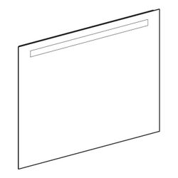 Geberit Option Basic Square Lichtspiegel Beleuchtung oben, 90x70x3cm, Aluminium elox... GEBERIT-502808001 4025410060211 (Abb. 1)