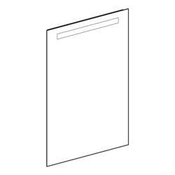 Geberit Option Basic Square Lichtspiegel Beleuchtung oben, 60x90x3cm, Aluminium elox... GEBERIT-502812001 4025410060259 (Abb. 1)