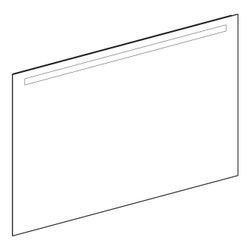 Geberit Option Basic Square Lichtspiegel Beleuchtung oben, 140x90x3cm, Aluminium elo... GEBERIT-502816001 4025410060297 (Abb. 1)