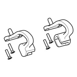 Geberit Set Scharniere für WC-Deckel für Geberit AquaClean Mera, 2 Stück... GEBERIT-245666211 4025410063069 (Abb. 1)
