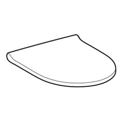 Geberit Acanto WC-Sitz mit Absenkautomatik, Quick-Release verriegelbar, Weiß... GEBERIT-502719011 4025410733153 (Abb. 1)