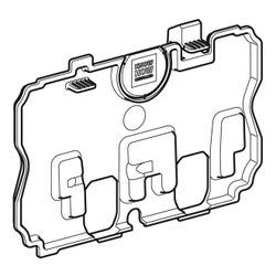 Geberit Schutzplatte für Sigma60 Betätigungsplatte, 243423001... GEBERIT-243423001 4025416830795 (Abb. 1)