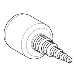 Geberit Adapter für Schlauchanschluss für Geräte, Nennweite 50mm, Außendurchmesser 5... GEBERIT-152910161 4025410078384 (Abb. 1)