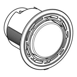 Geberit Drücker für Typ 01 Fernbetätigung pneumatisch, Round, für 1-Mengen-Spülung, ... GEBERIT-243395JQ1 4025410741172 (Abb. 1)