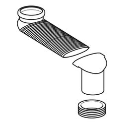 Geberit Set Versprungbogen für Stand-WC... GEBERIT-131199111 4025416633020 (Abb. 1)