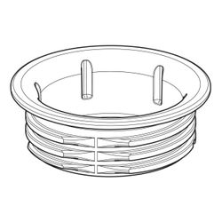 Geberit Ablaufventil rund, für Duschbodenablauf für Bodenbeläge aus PVC... GEBERIT-244476001 4025410743367 (Abb. 1)