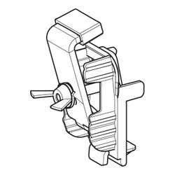Geberit Wandanker, 244495001... GEBERIT-244495001 4025410750488 (Abb. 1)