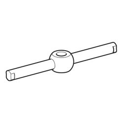 Geberit Flügelmutter für Duschbodenablauf, Edelstahl, 244480001... GEBERIT-244480001 4025410743305 (Abb. 1)