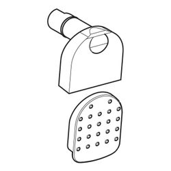 Geberit Strahlregler komplett, 245433001... GEBERIT-245433001 4025410652188 (Abb. 1)