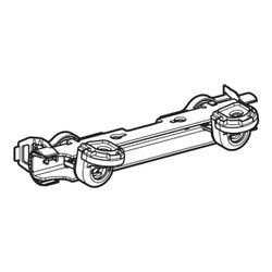 Geberit Typ SP40 Montageträger komplett für Wand-WC, mit TurboFlush... GEBERIT-245721001 4025410072689 (Abb. 1)