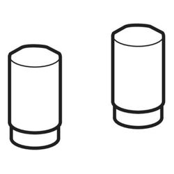 Geberit Set Gummidübel für Scharniere für WC-Sitz... GEBERIT-597113000 4022009277203 (Abb. 1)