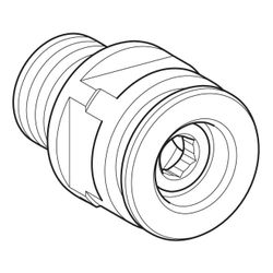 Geberit Wasseranschluss für Aufputz Druckspüler... GEBERIT-245731001 4025410062345 (Abb. 1)