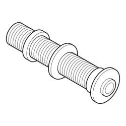 Geberit Betätigungsplatte für Drücker und Rosette, Messing glanzverchromt, 241887211... GEBERIT-241887211 4025416733935 (Abb. 1)