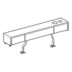 Geberit Spülkastendeckel für Monolith Plus Sanitärmodul für WC, Schwarzchrom/Alumini... GEBERIT-245642001 4025410763921 (Abb. 1)