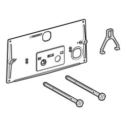 Geberit Set Schutzplatte versetzt, für Twinline Unterputzspülkasten 12cm... GEBERIT-241013001 4025416445319 (Abb. 1)